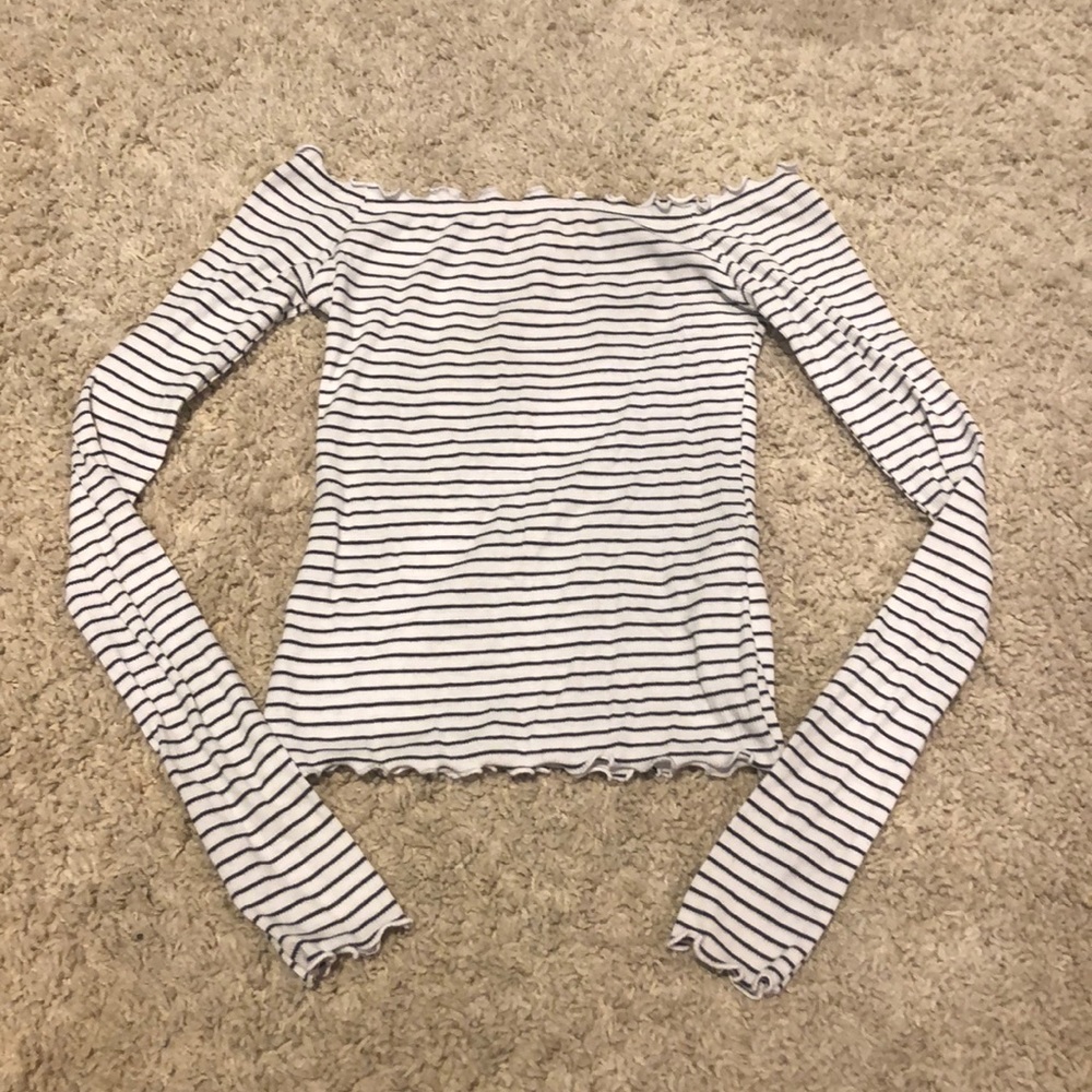 striped long sleeve shirt by Hollister